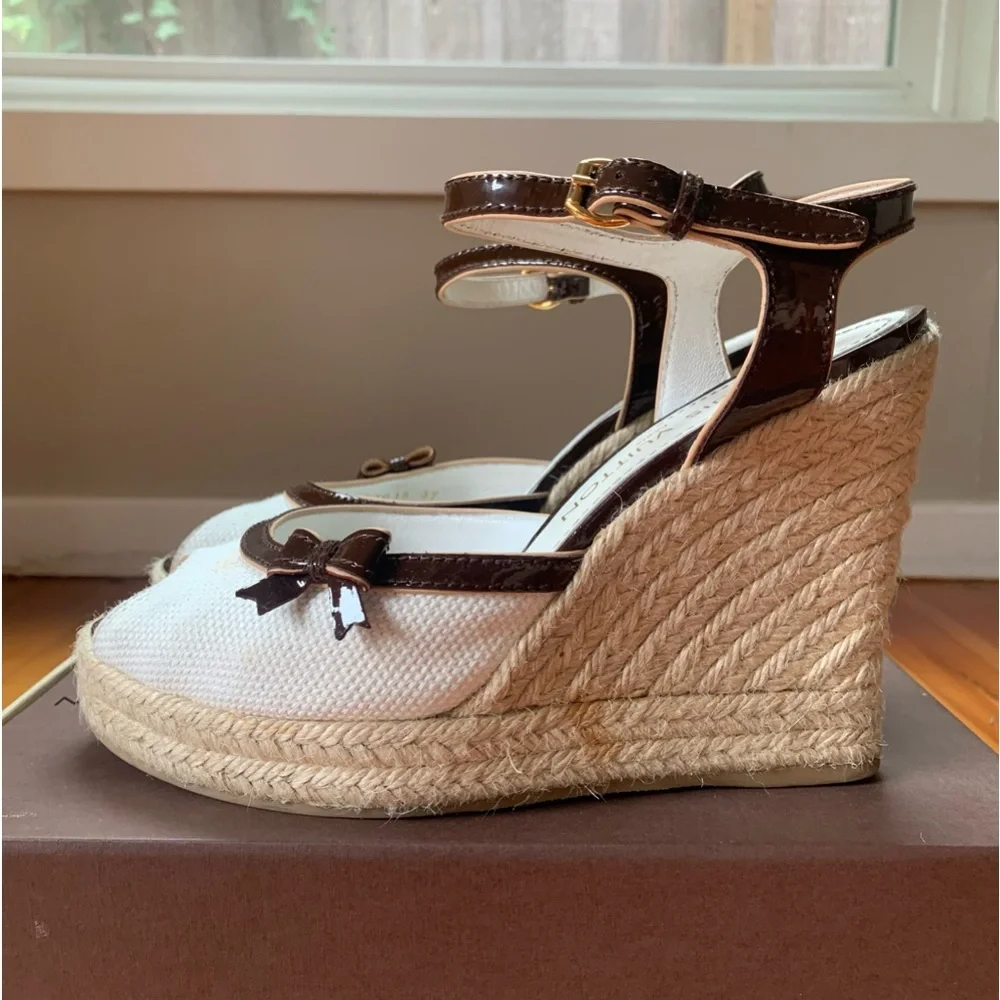 Louis Vuitton Espadrille Wedges - Picture 5 of 6